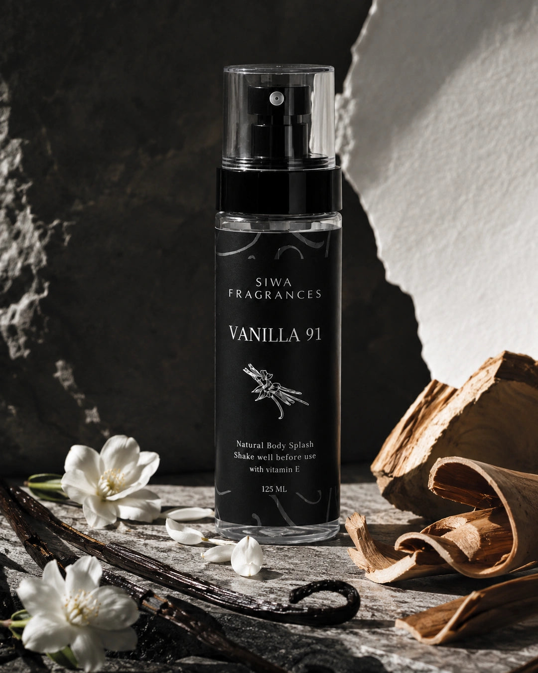 Vanilla 91 50 ml editorial | siwa-package-v1:vanilla-91:macro-editorial