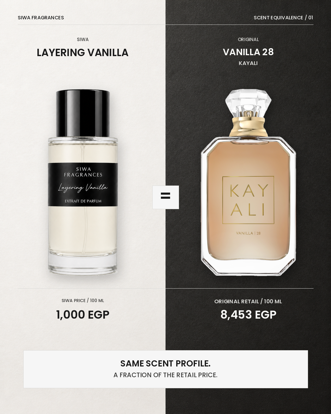 Siwa and original fragrance price comparison for layering vanilla | siwa-gallery-v1:dupe-comparison:layering-vanilla