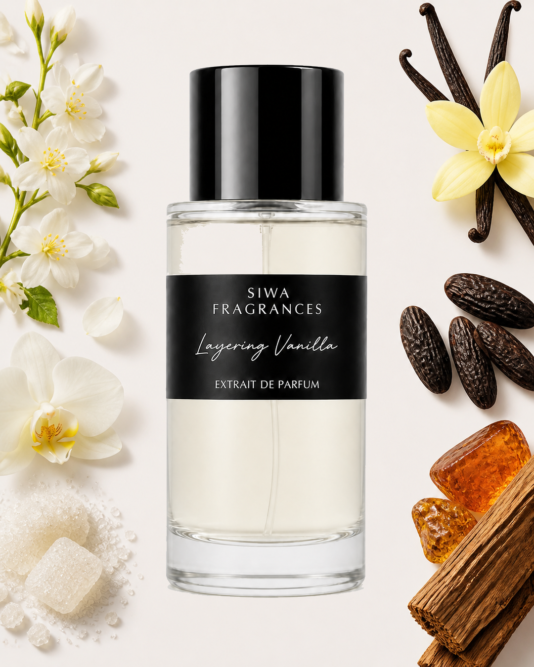 Key notes for layering vanilla — 100 ml | siwa-gallery-v1:key-notes:layering-vanilla:100ml