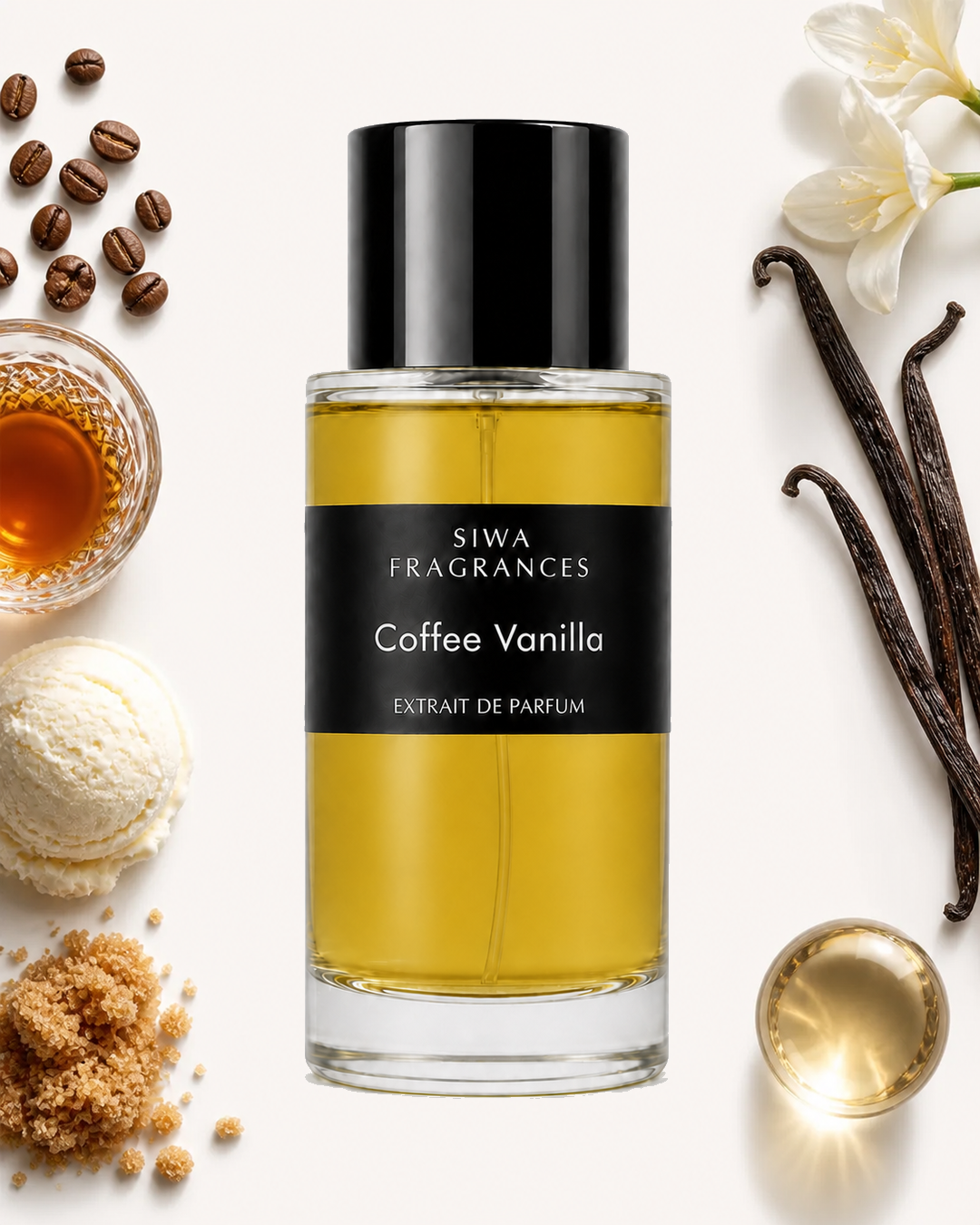 Key notes for coffee vanilla — 100 ml | siwa-gallery-v1:key-notes:coffee-vanilla:100ml