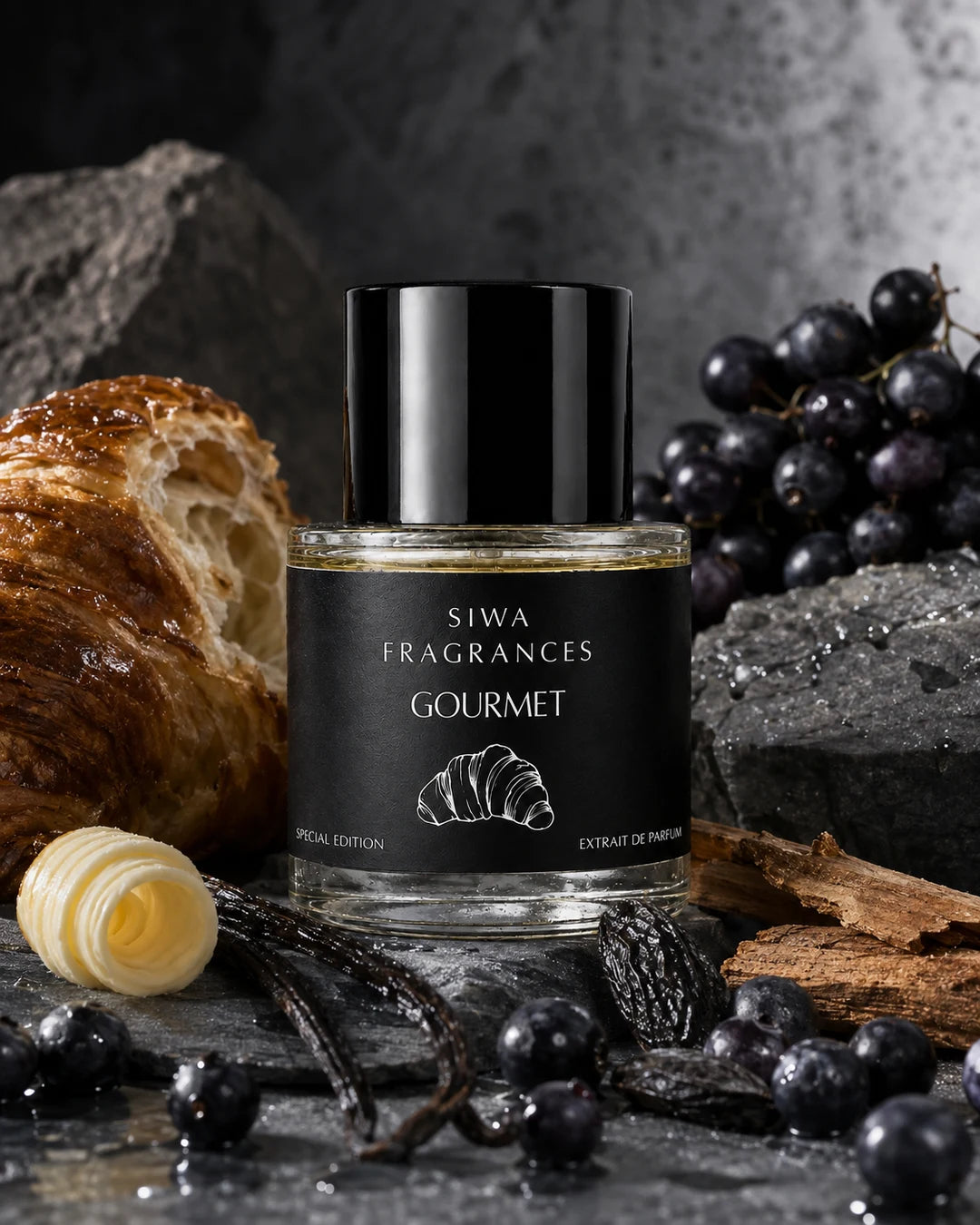 Gourmet 50 ml editorial | siwa-package-v1:gourmet:macro-editorial