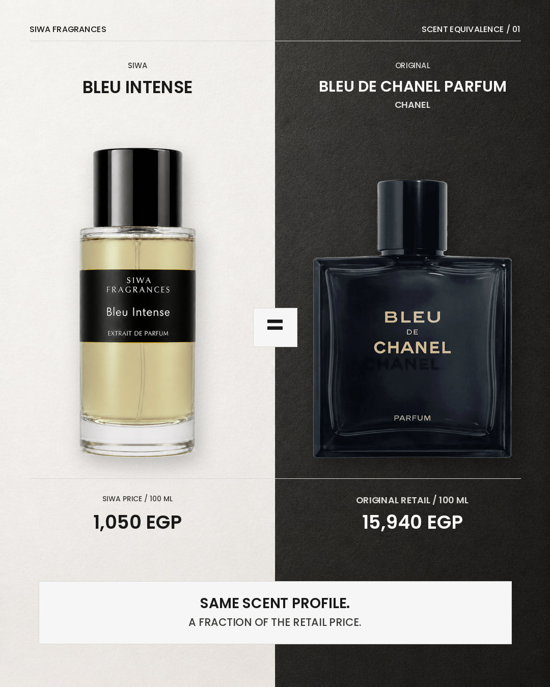 Siwa Bleu Intense 100ml — dupe comparison | siwa-package-v1:bleu-intense:dupe-comparison