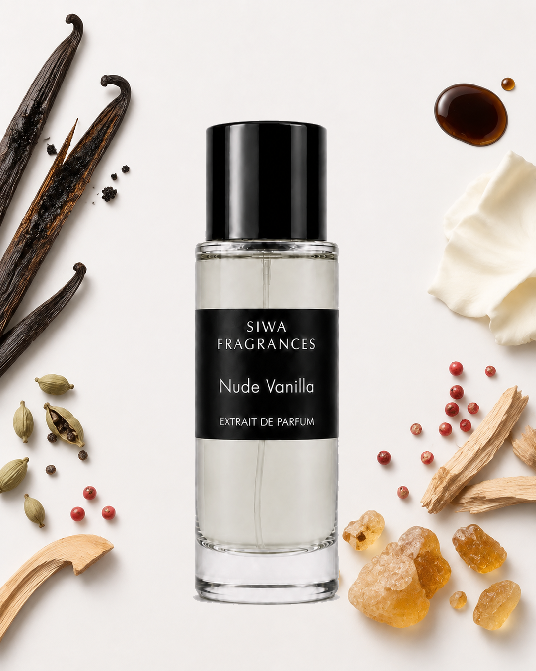 Nude Vanilla 30 ml fragrance notes | siwa-package-v1:nude-vanilla:key-notes:30ml