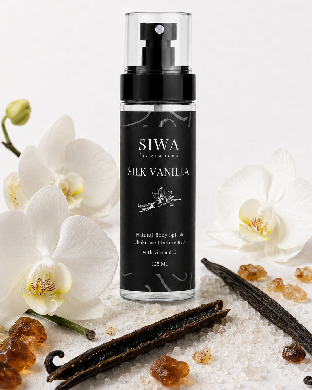 Silk Vanilla Body Splash 125 ml fragrance notes | siwa-package-v1:silk-vanilla-body-splash:key-notes:125ml